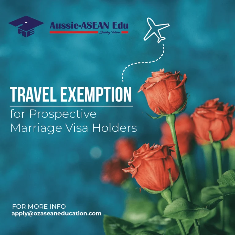 Travel Exemption for Prospective Marriage Visa Holders